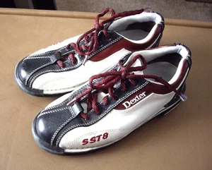 Scarpe da bowling Dexter donna SST8 rosso, bianco e blu - taglia 6W DESTRANTE - Foto 1 di 3