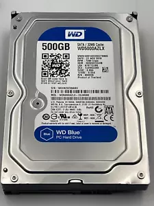Western Digital WD5000AZLX 500GB 3.5" 7200RPM SATA Internal Desktop Hard Drive - Picture 1 of 6