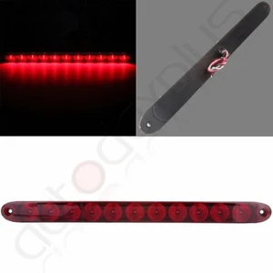 15" Red Hi Mount Center ID Bar 11 LED Stop Turn Tail Light Trailer Truck 3 Wire - Picture 1 of 6