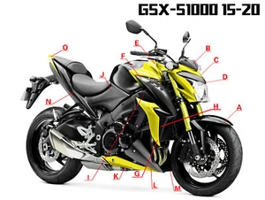 Unpainted Injection Bodywork Mold Fairing Kits For Suzuki GSX-S 1000 GSX S 2020 - Picture 1 of 40