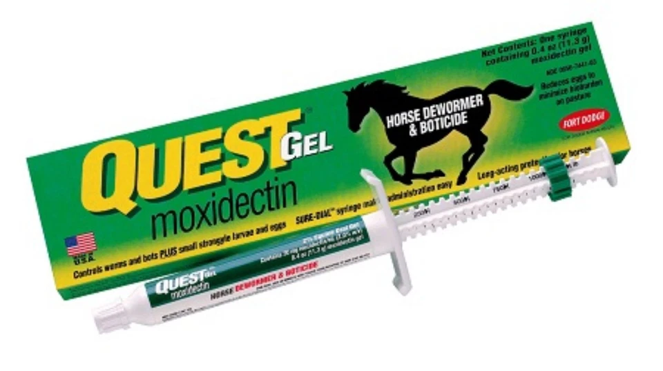 Quest Gel Horse Wormer Moxidectin, 0,5 oz Foto 1 de 1