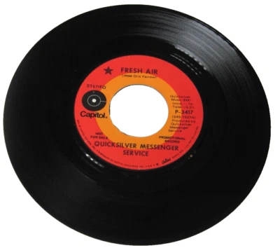 Quicksilver Messenger Service - Fresh Air - 1970 VG + Classic Rock Promo - Image 1 of 2