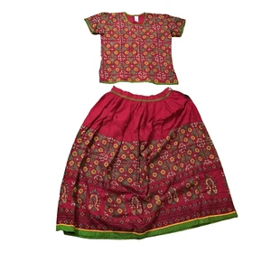 2 piezas Mujer Rojo Shalwar Kameez Traje Kurta Vestido Mujer India Pakistán LEER Medidas - Imagen 1 de 12