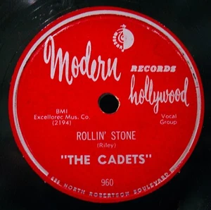 THE CADETS~Rollin' Stone & Fine Lookin' Baby~R&B Doo Wop 78~MODERN #960~Nice 78! - Picture 1 of 2