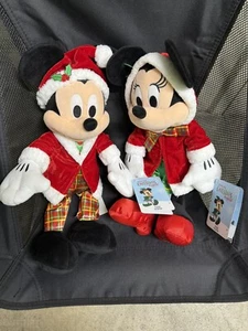 Disney Mickey and Minnie Mouse Plush Christmas 2024. Bundle - New w/tags - Picture 1 of 19