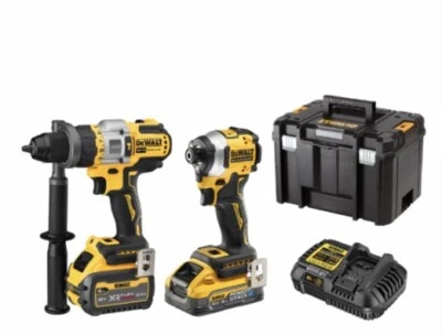Brand NEW DeWALT 18V XR Premium 2 Piece Drill & Driver Kit with Carry Case 6.0Ah - Image 1 of 4