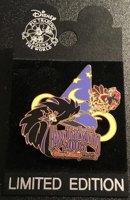 迪士尼WDW土耳其狩猎2004年Maleficent徽章感恩节NOC LE 1500 — 第 1/3 张图片