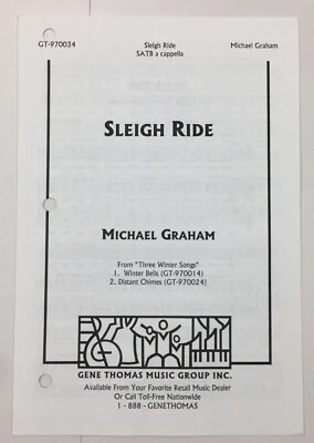 Partituras con teclado Sleigh Ride SATB a cappella de Michael Graham Christmas Foto 1 de 4