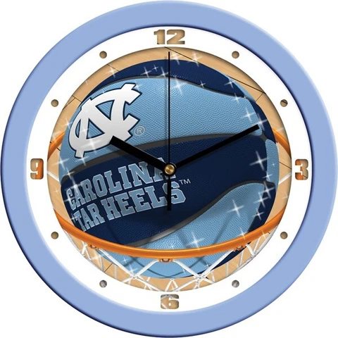North Carolina Tar Heels Slam Dunk Basketball clock Cover