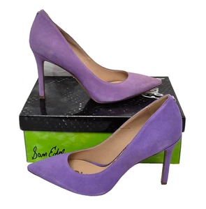 SAM EDELMAN Womens Hazel Pump 90 Purple Slip On Shoes EU 40 UK 7 FAULTY (A) - Picture 1 of 8