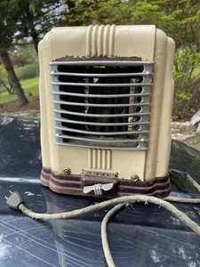 Vintage 40s Art Deco ARVIN Model 201 Forced Air Portable Electric Space Heater - Picture 1 of 5