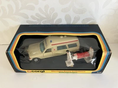 Corgi 406 Mercedes Benz Bonna ambulancia ambulancia camión de rescate Foto 1 de 4