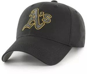 OAKLAND ATHLETICS A'S HAT BLACK MVP MLB BASEBALL TEAM LOGO NEW CAP - Picture 1 of 3