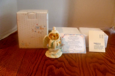 Cherished Teddies Stormi Hark el Heraldo Ángulos Cantar Oso Navidad Figura Nuevo Foto 1 de 4