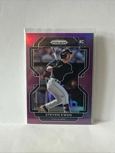 2022 Panini Prizm - Steven Kwan #51 Purple Prizm (RC) - Bild 1 von 3