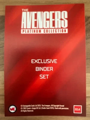 THE AVENGERS PLATINUM COLLECTION 14 BINDER SET CARD B14 (MY WILDEST DREAM) - Image 1 of 2