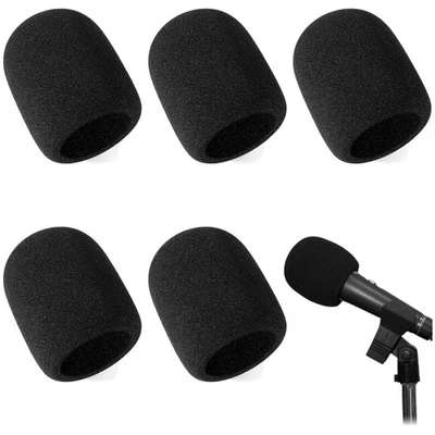 Mikrofon Windschutz 5 Stück,Popschutz Mikrofon,Staubdicht Mic Foam Cover,Stau... - Bild 1 von 4
