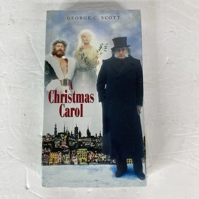 A Christmas Carol  VHS VCR Tape 1984 George C. Scott Ebenezer Scrooge Sealed New - Image 1 of 4