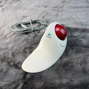 Logitech TrackMan Marble FX Wired PS/2 Trackball Mouse M/N: T-CJ12 804251-0000 - Picture 1 of 11