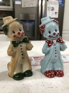 Vintage Boyd’s Kristall Kunst Glas bemalt Glas Clowns 4" - Bild 1 von 12