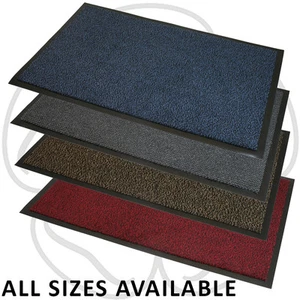 JVL Red Grey Brown Blue Black Heavy Duty Barrier Commercial Door Floor Mat - Picture 1 of 5