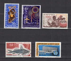 Haute-Volta poste aérienne un lot de 5 timbres / TE5441 - Picture 1 of 1