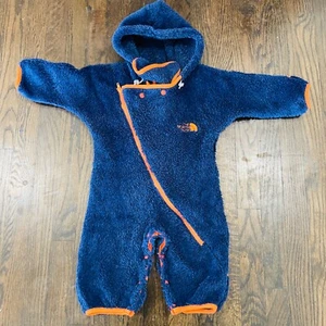 The North Face Bebé Polar Sudadera con Capucha Cremallera Una Pieza Traje de Nieve Bebé 3-6 Mo Azul - Imagen 1 de 7