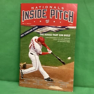 Washington Nationals Baseball, INSIDE PITCH Volume 1 Issue 3 Ryan Zimmerman 2008 - Picture 1 of 10