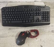 Red Dragon S101 Gamer Keyboard and Optical Gaming Mouse Combo Set.  Lights Up!!