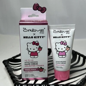 THE CREME SHOP HELLO KITTY Kawaii Peach hand cream shea butter NEW IN BOX - Picture 1 of 10
