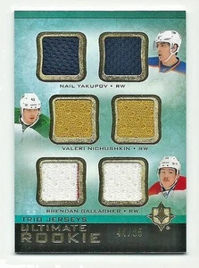 Maglie Brendan Gallagher Yakupov Nichushkin 2013-14 Ultimate Rookie Trio 44/65 - Foto 1 di 1