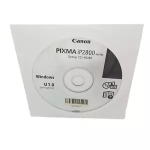Canon Setup CD ROM for Canon PIXMA iP2800 Printer Installation Software Driver - Picture 1 of 4