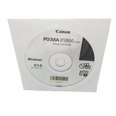 Canon Setup CD ROM for Canon PIXMA iP2800 Printer Installation Software Driver - Image 1 of 4