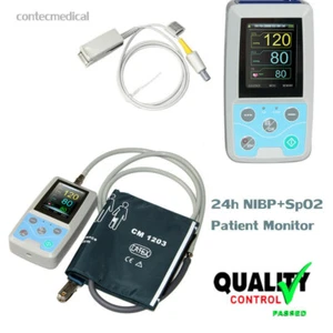 palmare 24 ore NIBP SpO2 Vital Signs Monitor paziente, software, PM50 - Foto 1 di 10