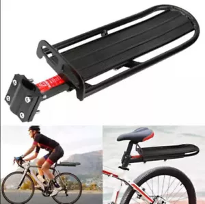 Retractable Bike Rear Luggage Cargo Rack Carrier Bicycle Seatpost Aluminum Alloy - Picture 1 of 12