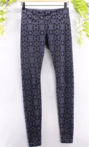Lululemon Wunder Uder Pant Full-On Luon Mini Prisma Nightfall Black Grape Sz 4 - Picture 1 of 6