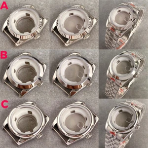 31mm Silver Stainless Steel Sapphire Women Watches case fit NH05 Movement 10Bar - Picture 1 of 38