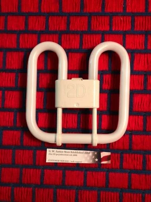 Lâmpada fluorescente compacta 16 watts 2D F162D/827 POLYLUX 4 pinos lâmpada GE 16W  - Imagem 1 de 4