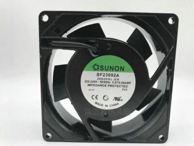 SUNON SF23092A 2092HSL.GN 220-240V 0.07/0.06AMP 9225 cooling fan - Image 1 of 3