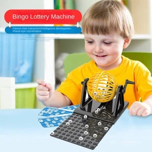 Interactive Bingo Cage Game ABS Board Game New Bingo Lotto Game Set Home - Picture 1 of 5