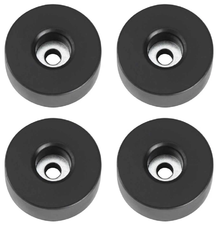 4 Gummifüße 38x15 stahlverstärkt Adam Hall 4907 Gummifuß Gerätefüße Gehäusefüße
