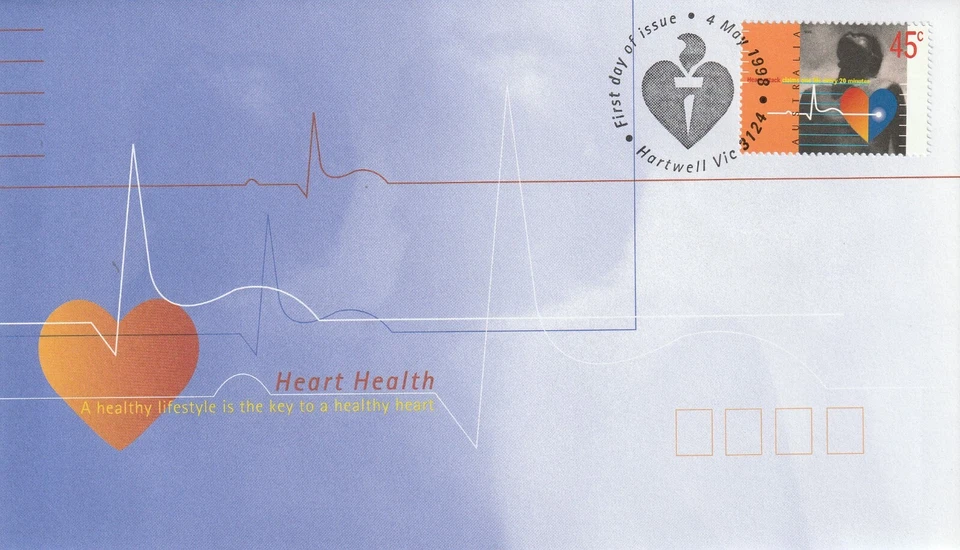 Australia 1998 - Heart Health - First Day Cover - Fine Used. - Image 1 of 1
