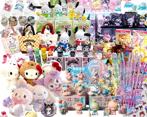 Paquete de regalo grande Sanrio conjunto de papelería Hello Kitty caja ciega Cinnamoroll Kuromi - Imagen 1 de 7