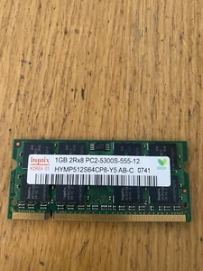 Hynix 1GB 2Rx8 PC2-5300S-555-12 Memory RAM - Picture 1 of 2