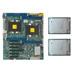 2x Intel Xeon 6138 CPU + Supermicro X11DPL-i Motherboard ATX Mainboard 40 Cores - Picture 1 of 3