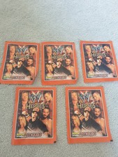 WWF WWE Topps Merlin Wrestling Stickers Heroes Sealed Packets New X5 2008