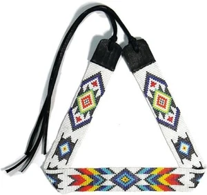 Beaded Hat Band Native American Style Handmade hatband - Picture 1 of 2