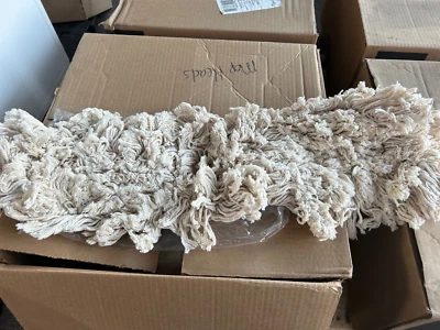 5x Cabezal de fregona de polvo Rubbermaid K15300WH00 Kut-A-Way 5" x 24" piso limpio de limpieza Foto 1 de 4