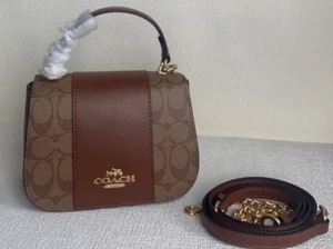 COACH Lysa Top Handle Signature Canvas Brown Multi CM195 Outlet NEU - Bild 1 von 6