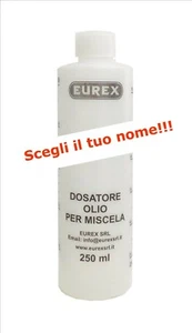 Dosatore olio per miscela 250 ml personalizzato con il tuo nome - Foto 1 di 19